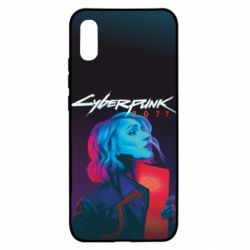 Чохол для Xiaomi Redmi 9a Cyberpunk Girl Portrait - PrintSalon