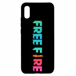 Чехол для Xiaomi Redmi 9a Free fire gradient logo - PrintSalon
