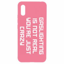 Чехол для Xiaomi Redmi 9a Gaslighting is not real - PrintSalon