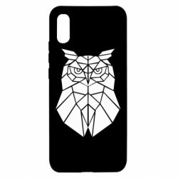 Чохол для Xiaomi Redmi 9a Geometric Owl - PrintSalon