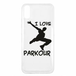 Чехол для Xiaomi Redmi 9a I love parkour - PrintSalon