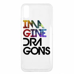 Чехол для Xiaomi Redmi 9a Imagine Dragons and space - PrintSalon