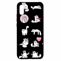 Чехол для Xiaomi Redmi 9a Кот Саймона эмоции