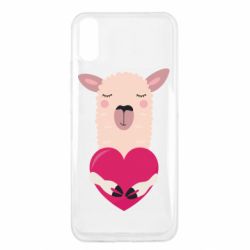 Чохол для Xiaomi Redmi 9a Lama with heart - PrintSalon
