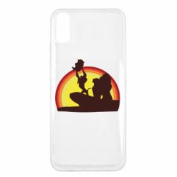 Чохол для Xiaomi Redmi 9a Lion king silhouette - PrintSalon