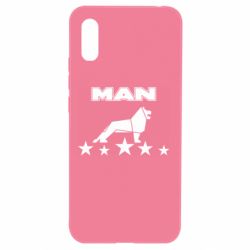 Чехол для Xiaomi Redmi 9a Man lion and stars - PrintSalon