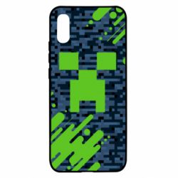 Чехол для Xiaomi Redmi 9a Minecraft Creeper - PrintSalon
