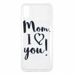 Чехол для Xiaomi Redmi 9a Mom, I love you - PrintSalon