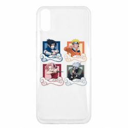 Чехол для Xiaomi Redmi 9a Naruto team 7 in action - PrintSalon