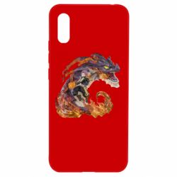 Чехол для Xiaomi Redmi 9a Natsu with a dragon - PrintSalon