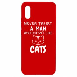 Чехол для Xiaomi Redmi 9a Не любит котов - не доверяй - PrintSalon