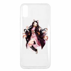 Чохол для Xiaomi Redmi 9a Nezuko cat - PrintSalon