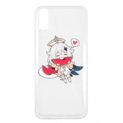 Чохол для Xiaomi Redmi 9a Паймон з кавуном - PrintSalon