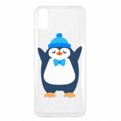 Чехол для Xiaomi Redmi 9a Penguin in a hat - PrintSalon