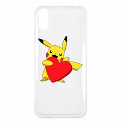 Чехол для Xiaomi Redmi 9a Pikachu Heart - PrintSalon