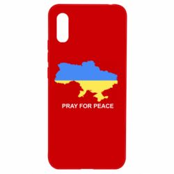 Чехол для Xiaomi Redmi 9a Pray for peace - PrintSalon