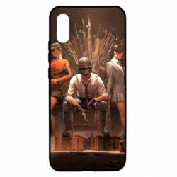 Чехол для Xiaomi Redmi 9a Pubg on the throne - PrintSalon