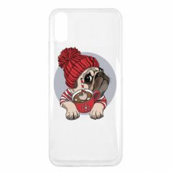 Чехол для Xiaomi Redmi 9a Pug And Coffee - PrintSalon