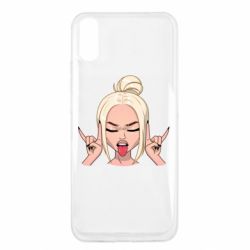 Чехол для Xiaomi Redmi 9a Punk Girl - PrintSalon