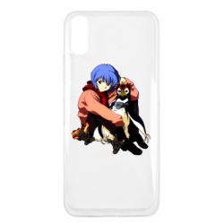 Чехол для Xiaomi Redmi 9a Rei Ayanami and Pen Pen - PrintSalon