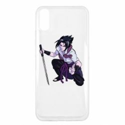 Чехол для Xiaomi Redmi 9a Sasuke with katana - PrintSalon