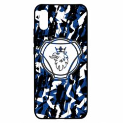 Чохол для Xiaomi Redmi 9a Scania logo and grunge - PrintSalon