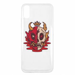 Чехол для Xiaomi Redmi 9a Skull face - PrintSalon