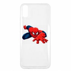 Чехол для Xiaomi Redmi 9a Spiderman and jump - PrintSalon