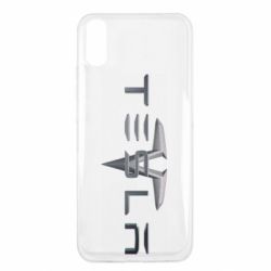 Чехол для Xiaomi Redmi 9a Tesla Car logo