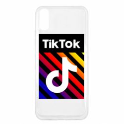 Чехол для Xiaomi Redmi 9a Tik Tok Colorful Logo - PrintSalon