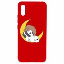 Чехол для Xiaomi Redmi 9a We bare bears sleep - PrintSalon