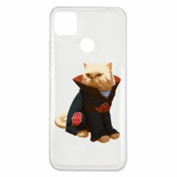 Чехол для Xiaomi Redmi 9c Akatsuki angry cat - PrintSalon