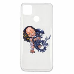 Чехол для Xiaomi Redmi 9c Alien vs Predator - PrintSalon