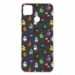 Чехол для Xiaomi Redmi 9c Among Us Pattern - PrintSalon