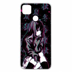 Чохол для Xiaomi Redmi 9c Anime Girl Glitch - PrintSalon