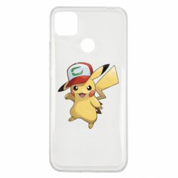 Чехол для Xiaomi Redmi 9c Ash's hat Pikachu - PrintSalon