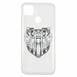 Чехол для Xiaomi Redmi 9c Bike Shield Art - PrintSalon