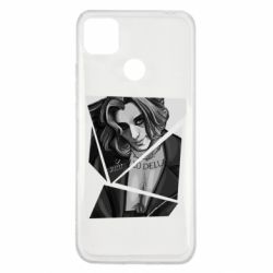 Чехол для Xiaomi Redmi 9c Black and white Damiano