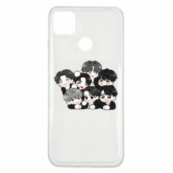 Чохол для Xiaomi Redmi 9c BTS Cute Art - PrintSalon