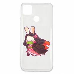 Чехол для Xiaomi Redmi 9c Chibi Bunny Kamado Nezuko - PrintSalon