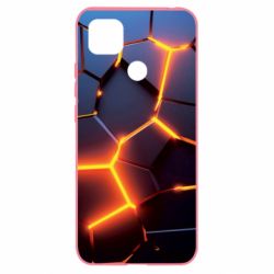 Чохол для Xiaomi Redmi 9c Cracked Blocks - PrintSalon