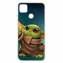 Чохол для Xiaomi Redmi 9c Cute Baby Yoda - PrintSalon