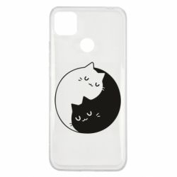 Чехол для Xiaomi Redmi 9c Cute yin yang cats