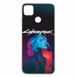 Чохол для Xiaomi Redmi 9c Cyberpunk Girl Portrait - PrintSalon