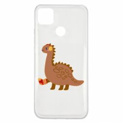 Чехол для Xiaomi Redmi 9c Dinosaur in sock - PrintSalon