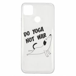 Чехол для Xiaomi Redmi 9c Do yoga not war - PrintSalon
