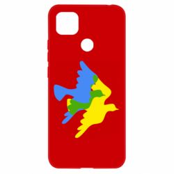 Чехол для Xiaomi Redmi 9c Dove flag of Ukraine - PrintSalon