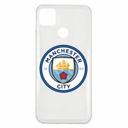 Чехол для Xiaomi Redmi 9c FC Manchester City Logo - PrintSalon