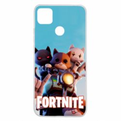 Чехол для Xiaomi Redmi 9c Fortnite Meowscles Kit