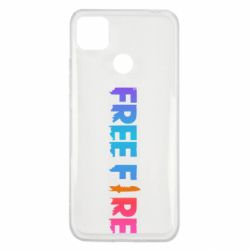 Чехол для Xiaomi Redmi 9c Free fire gradient logo - PrintSalon